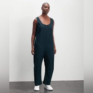 Roucha Jil Canvas Tank Jumpsuit in Black Size B/6-8